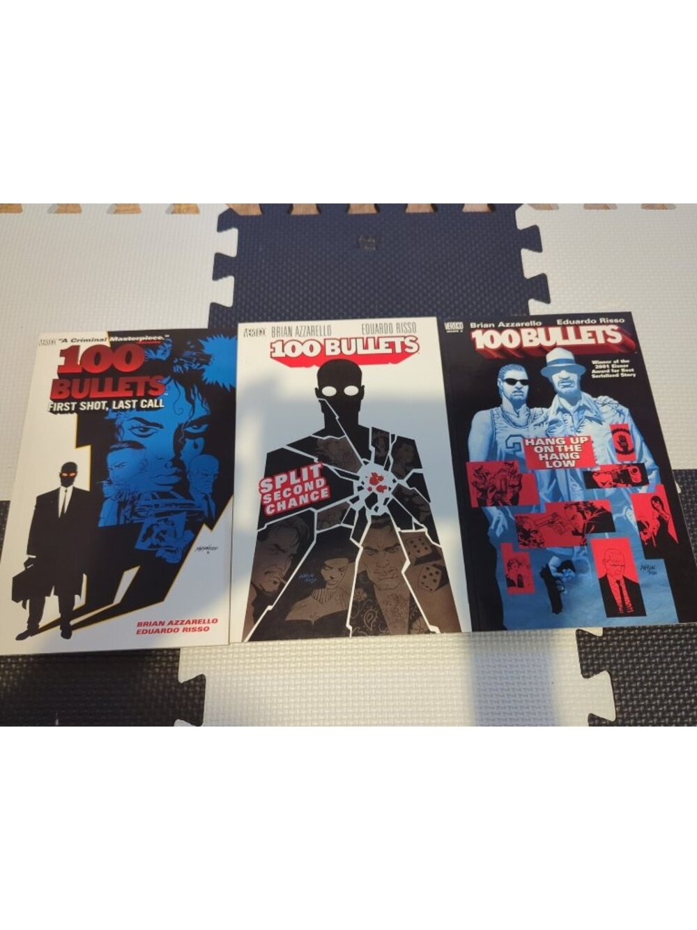 3x 100 BULLETS TPB NM 1st shot, Last Call; Split Second Chance, Hang Up Hang Low